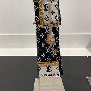 Louis Vuitton Silk Monogram Confidential Bandeau Black (JB1353)